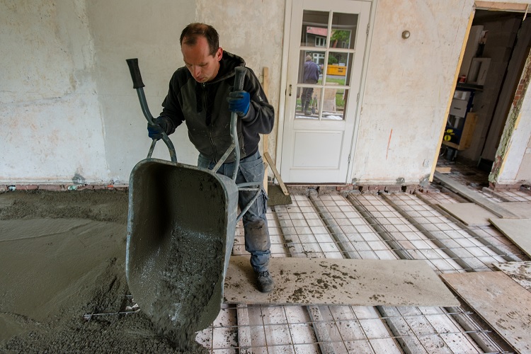 cementdekvloer plaatsen